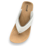 Aerowak tåsplit sandal - Supersoft hvid