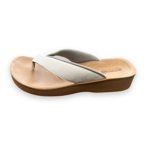 Aerowak tåsplit sandal - Supersoft hvid