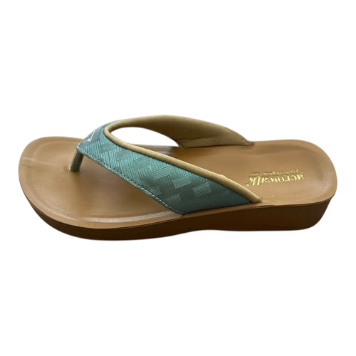 Aerowak tåsplit sandal - Supersoft grøn