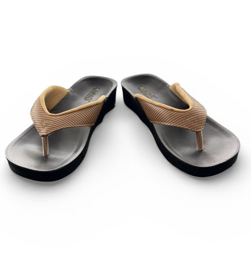 Aerowak tåsplit sandal - Supersoft savanna