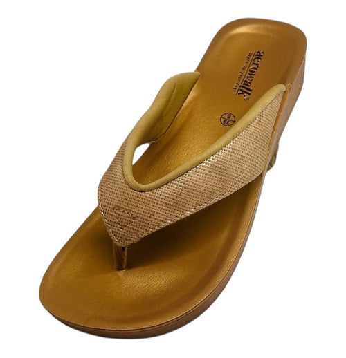 Aerowalk tåsplit sandal - Supersoft Champagne