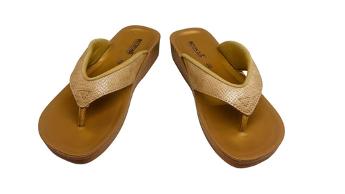 Aerowalk tåsplit sandal - Supersoft Champagne