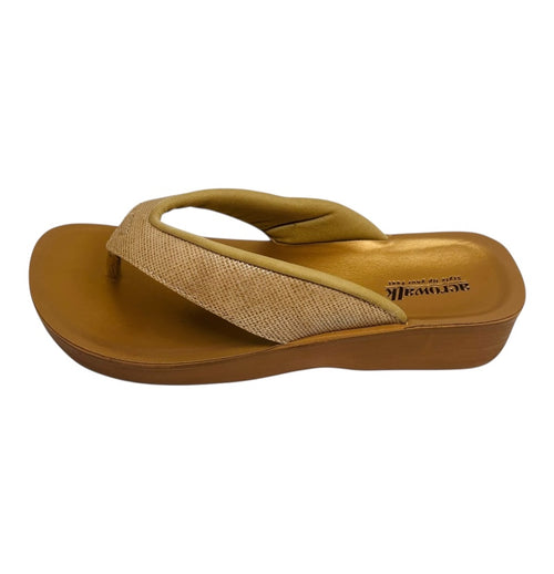 Aerowalk tåsplit sandal - Supersoft Champagne