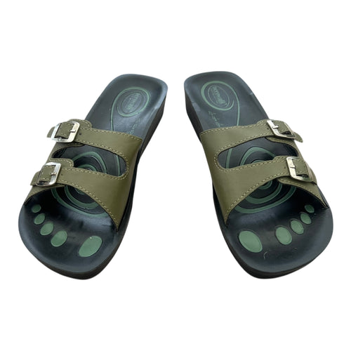 Aerowalk rem sandal oliven