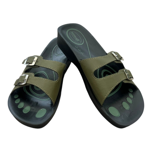 Aerowalk rem sandal oliven