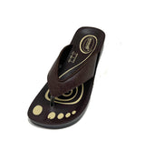 Aerowalk tåsplit sandal - dark chocolate