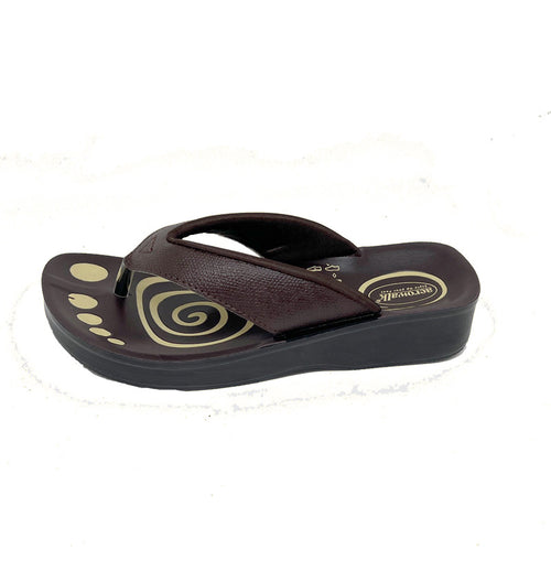 Aerowalk tåsplit sandal - dark chocolate