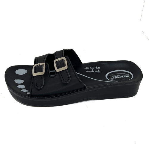 Aerowalk rem sandal - sort